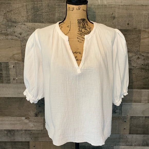 Just Living White Boho Top - Picture 15 of 15